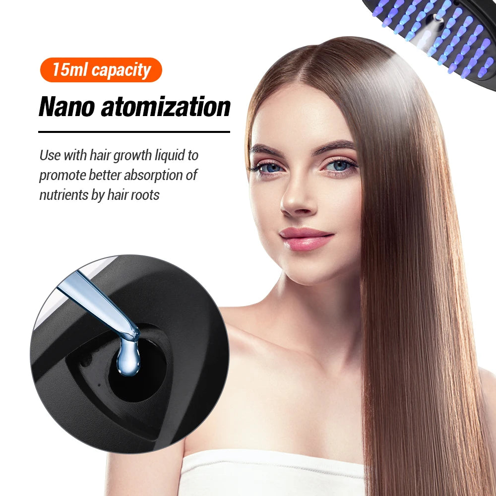 Follicare™ – Peigne Massant LED 3-en-1